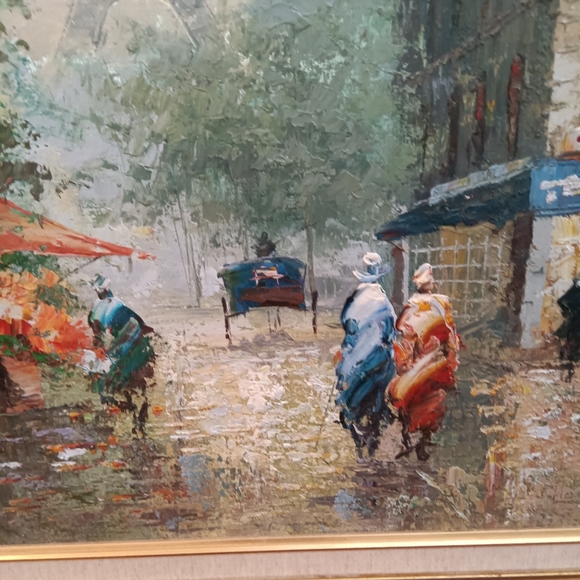 Paris Skyline Oil Painting - Picture 2 of 6